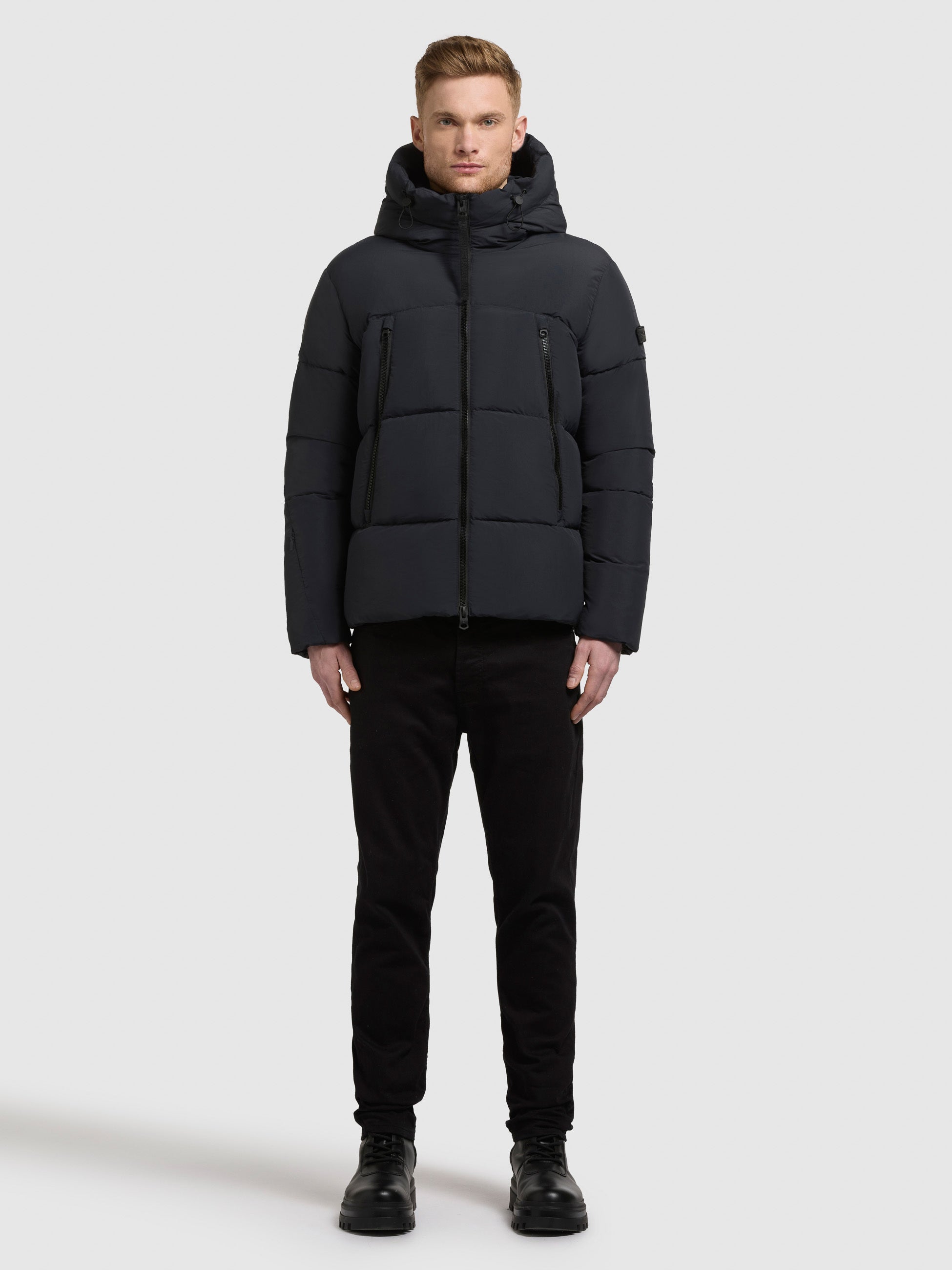 khujo-jacke-gaston-port-blue-steppjacke-herren-regular-fit image 1