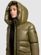 khujo-jacket-aurora-olive-steppjacke-leder-look image 7