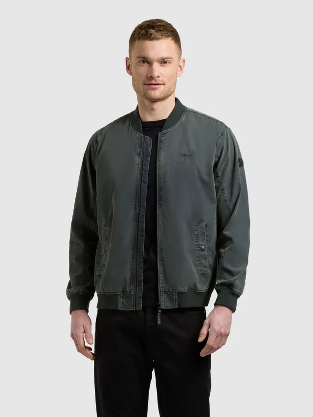 khujo-blousonjacke-ulric-black-olive-college-jacke-h-ftlang image 1
