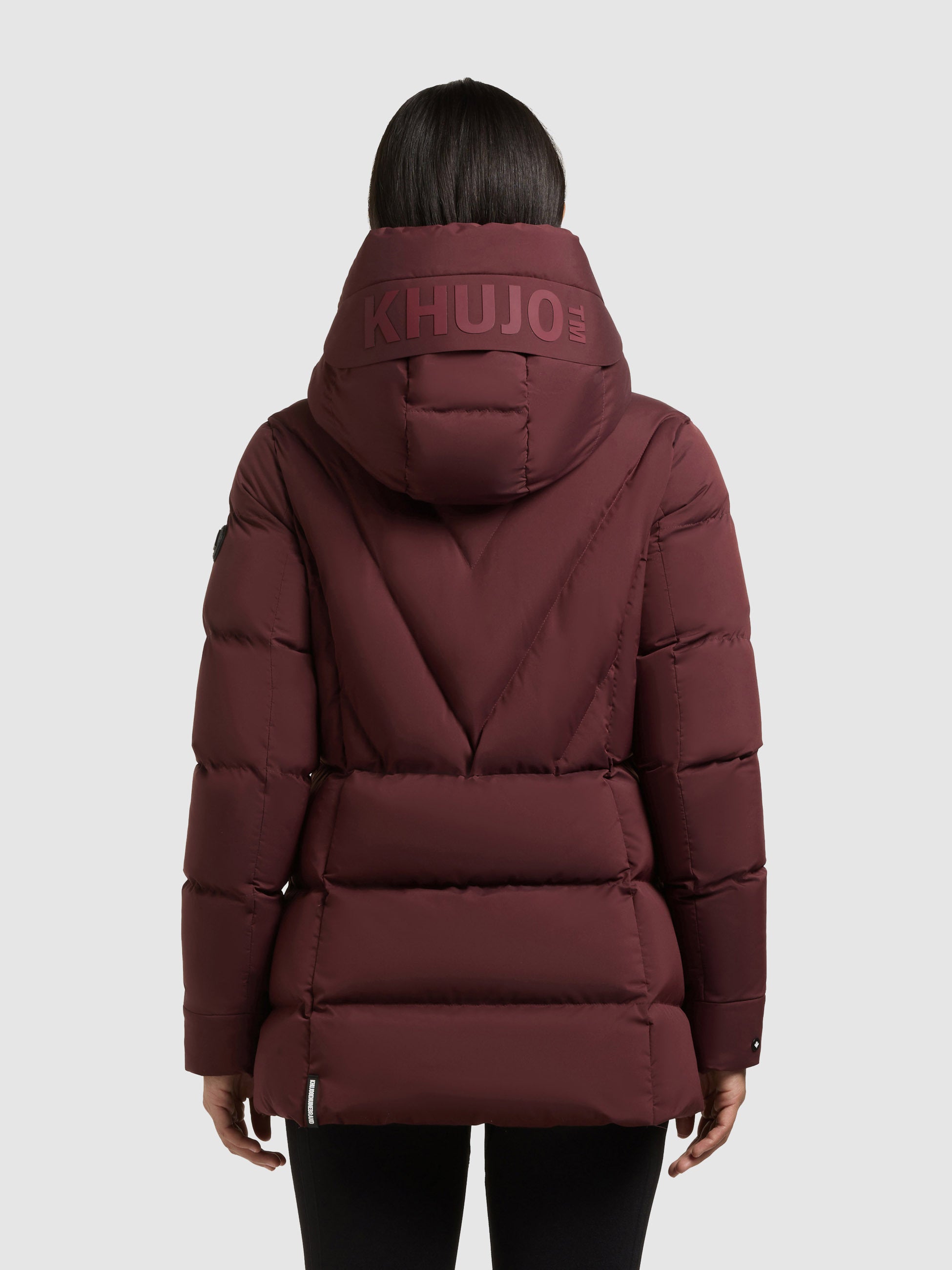 khujo-jacke-rabb-2in1-moscato-red-damen-steppjacke-slim-fit-mit-herausnehmbarem- image 3