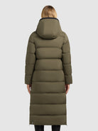 khujo-coat-mayla3-light-moss-green-steppmantel-wadenlang image 3