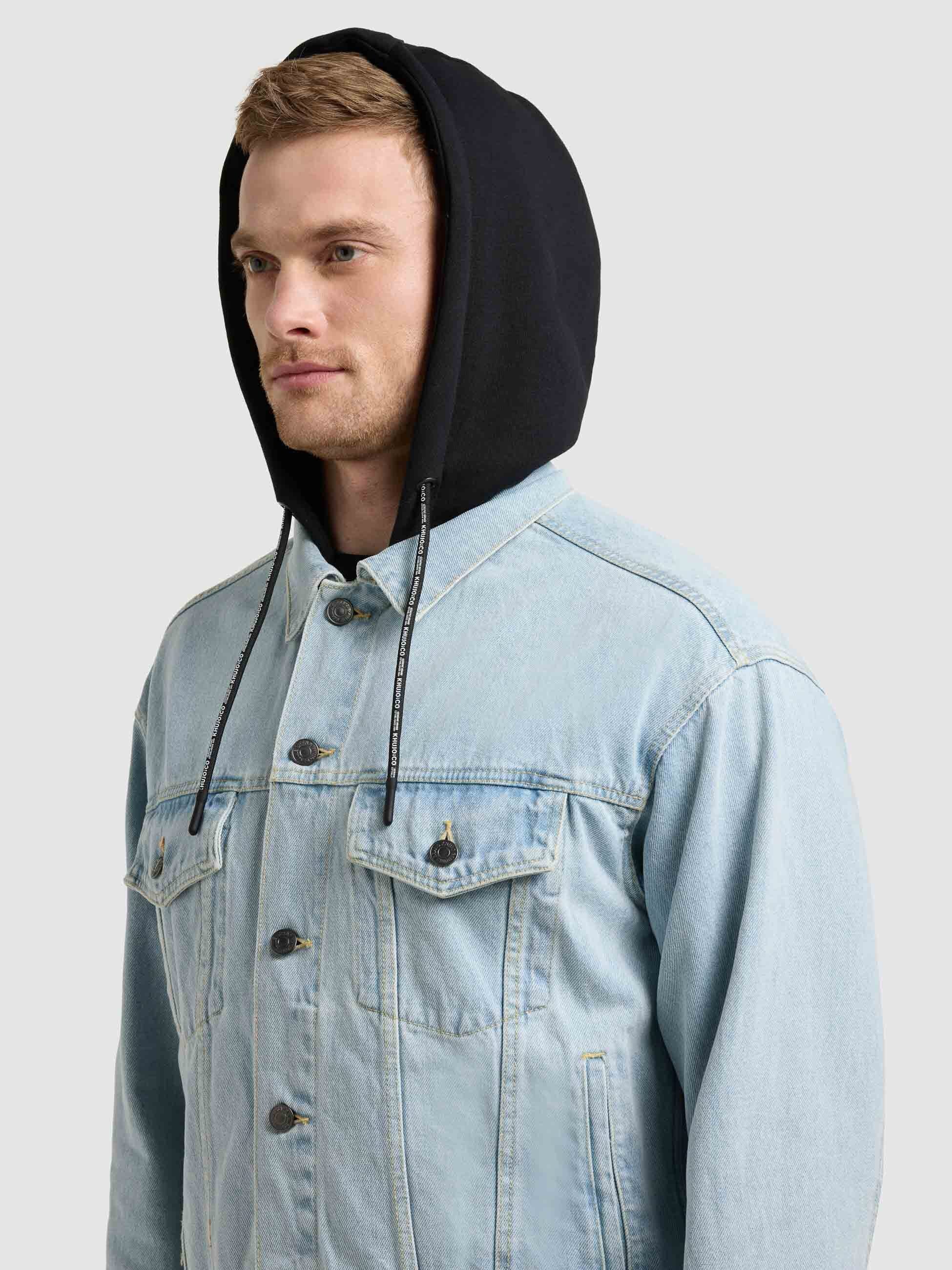 khujo-jacke-jokin-light-blue-jeansjacke-aus-baumwoll-denim-mit-kapuze image 7