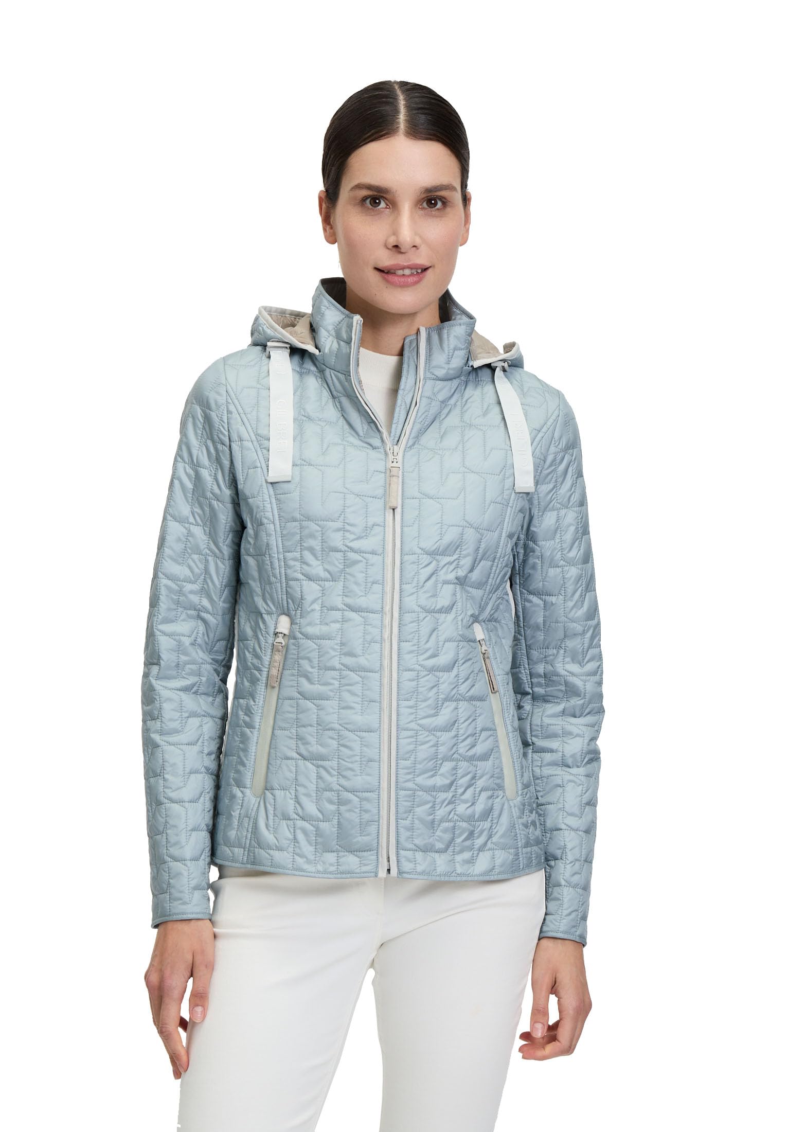 gil-bret-damen-steppjacke-mit-kapuze-hahnentritt-polyamid image 8