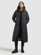 khujo-deria3-damen-mantel-slim-fit-dunkelgrau image 6