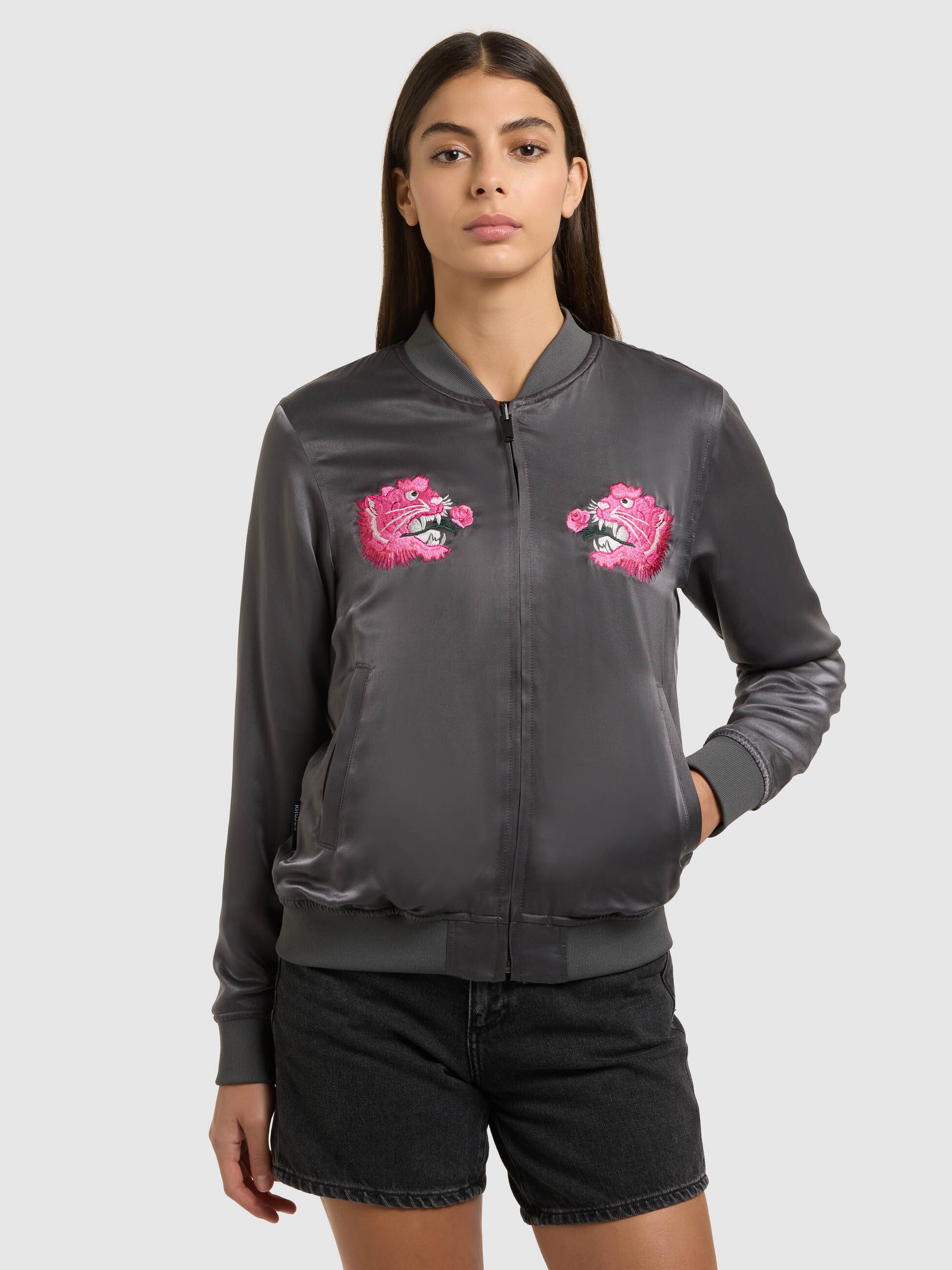 khujo-wendejacke-ruby-slate-grey-blouson-bomberjacke-2in1 image 8