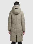 khujo-coat-aribay-light-witcher-green-damen-steppmantel-mit-strick image 3