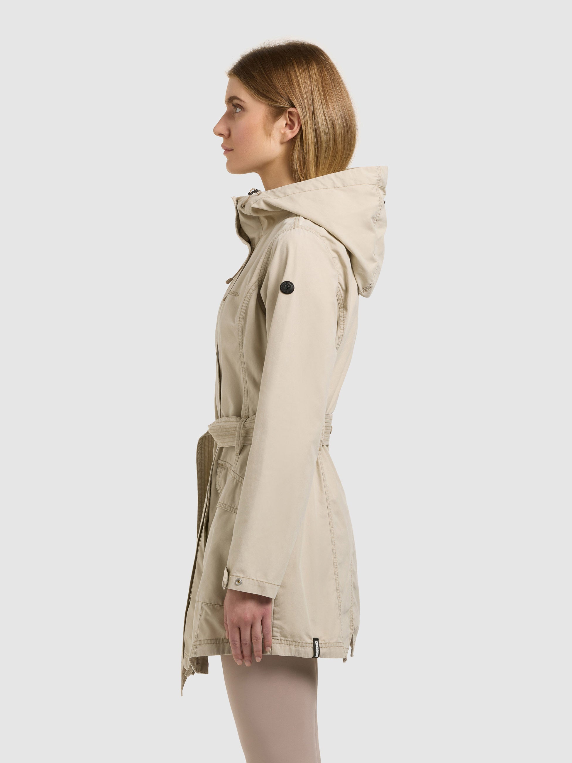 khujo-prea-damen-sommerparka-moussy-beige-vintage-look image 5