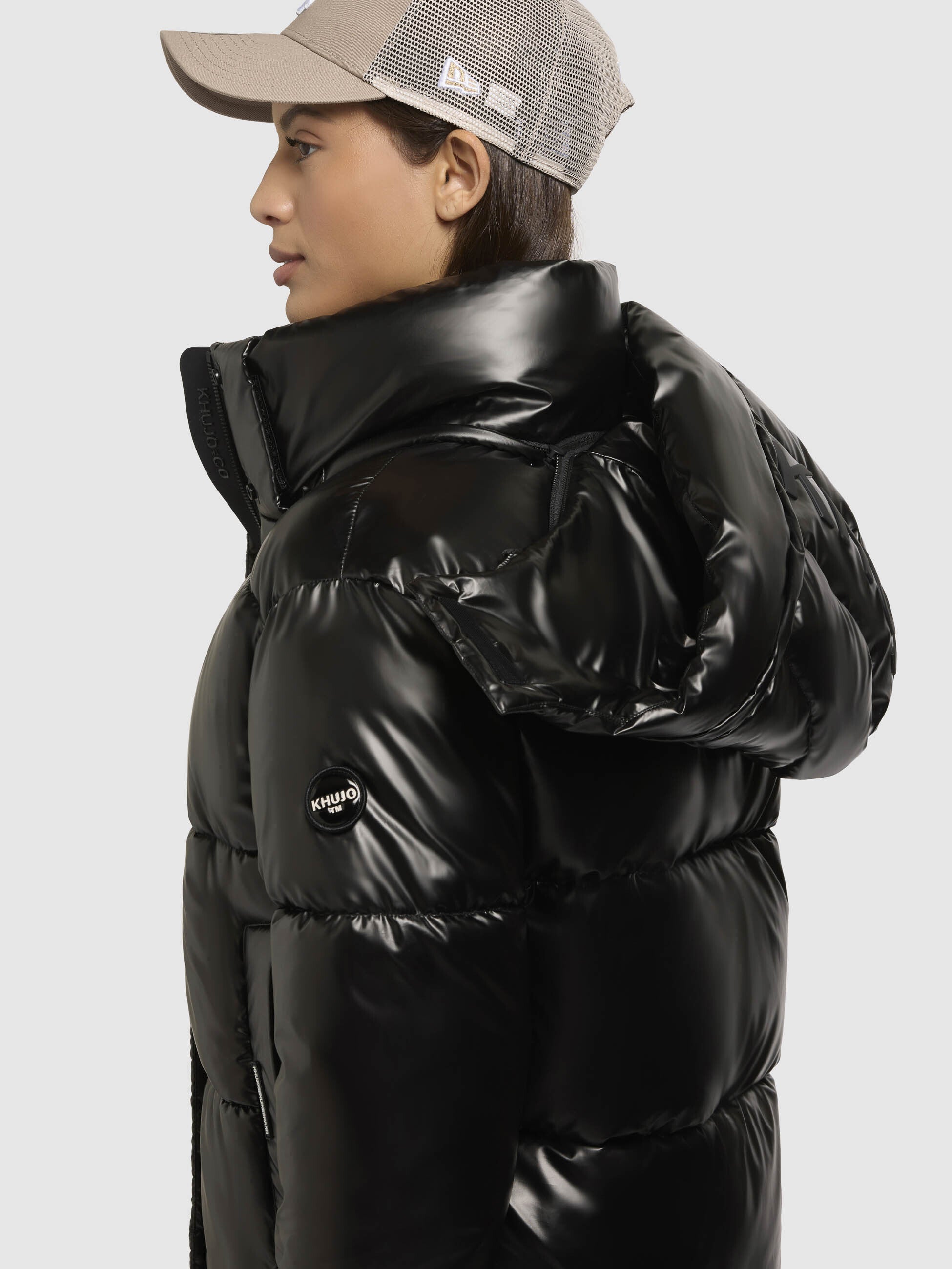 khujo-jacke-devina-shiny-dunkelgrau-damen-steppjacke image 8