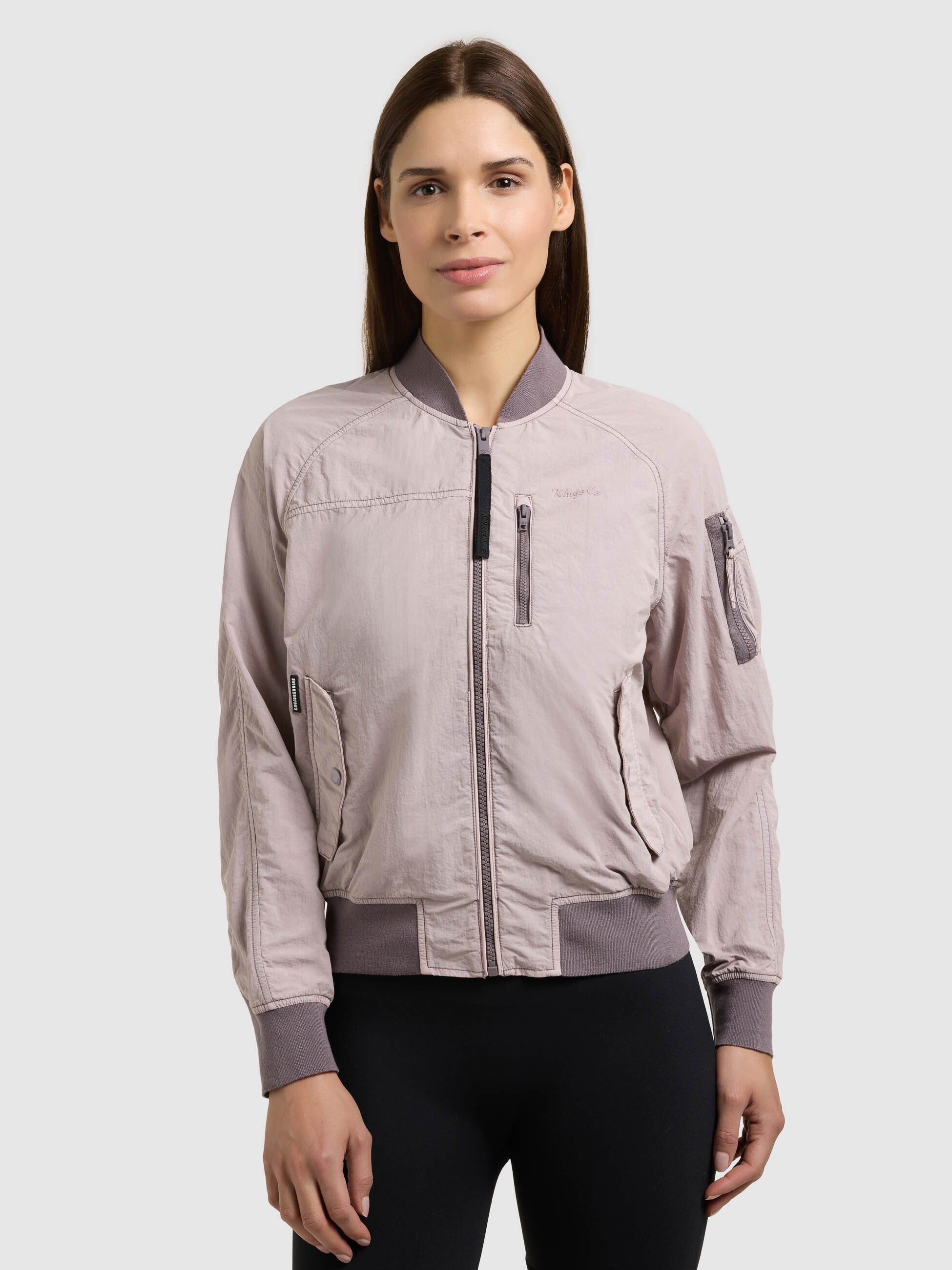 khujo-jacke-zaria-raindrops-lilac-bomberjacke-blouson-ungef-ttert-damen image 7