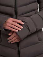 khujo-tuhani5-damen-steppmantel-graphite-grey-slim-fit image 8