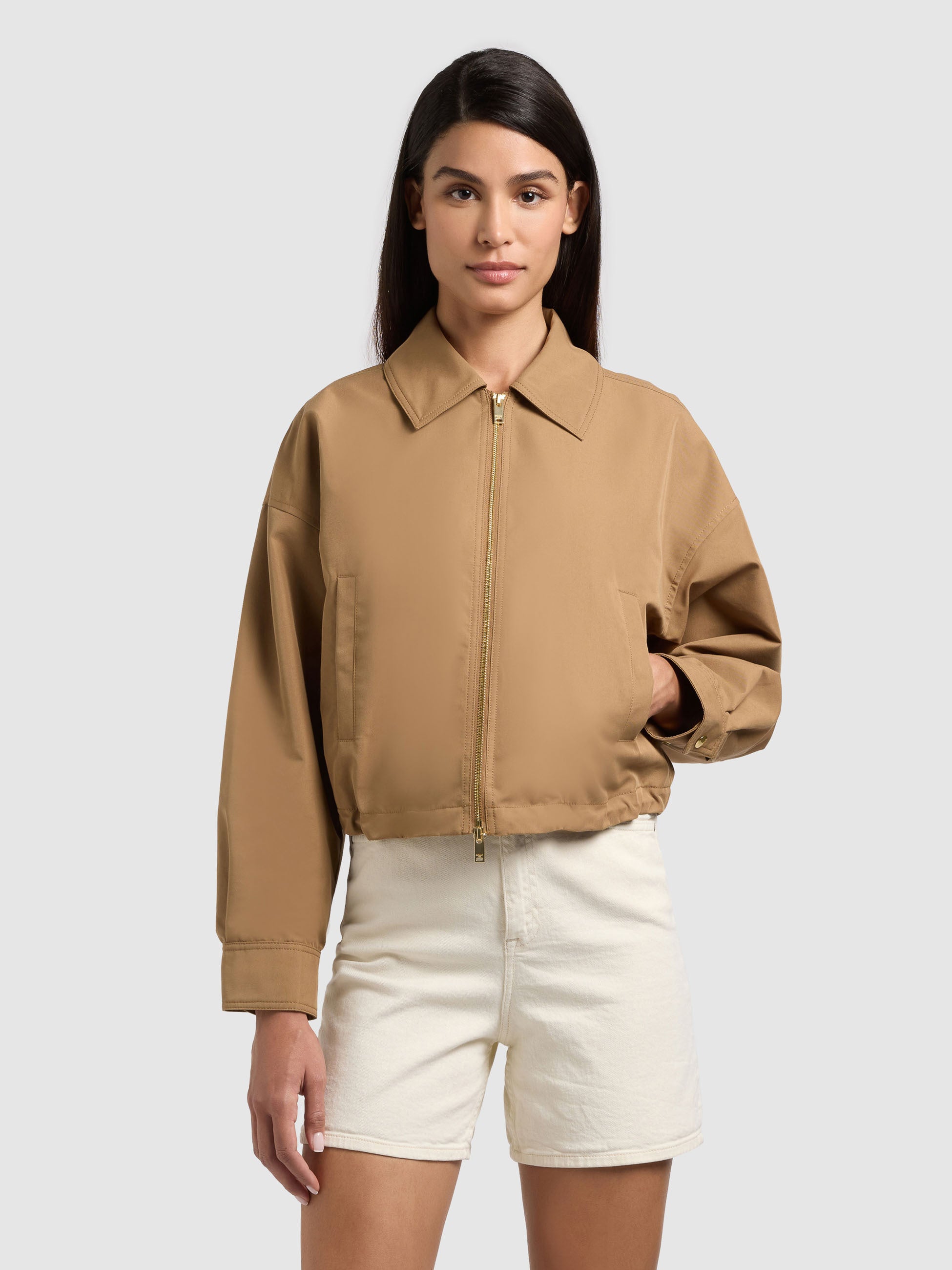 khujo-jacke-tovee-mustard-kurze-blousonjacke-f-r-damen image 4