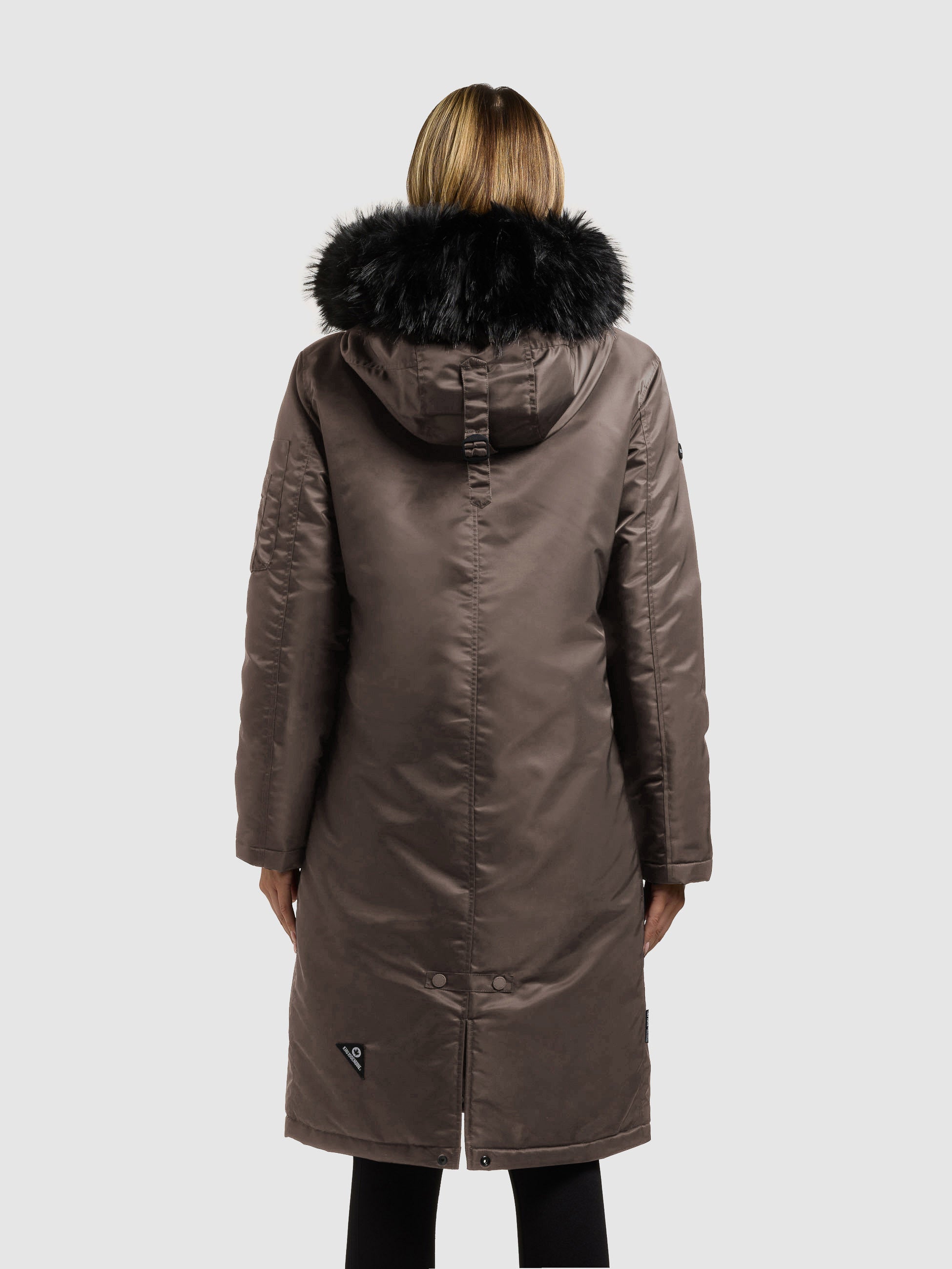 khujo-jilla-wintermantel-potter-brown-mit-kunstfell image 3