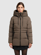 khujo-jacke-matla-damen-steppjacke-dull-green-slim-fit image 4