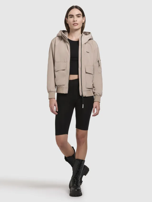 khujo-jacke-anov-beige-blouson-bomberjacke-mit-doppel-kapuze image 1