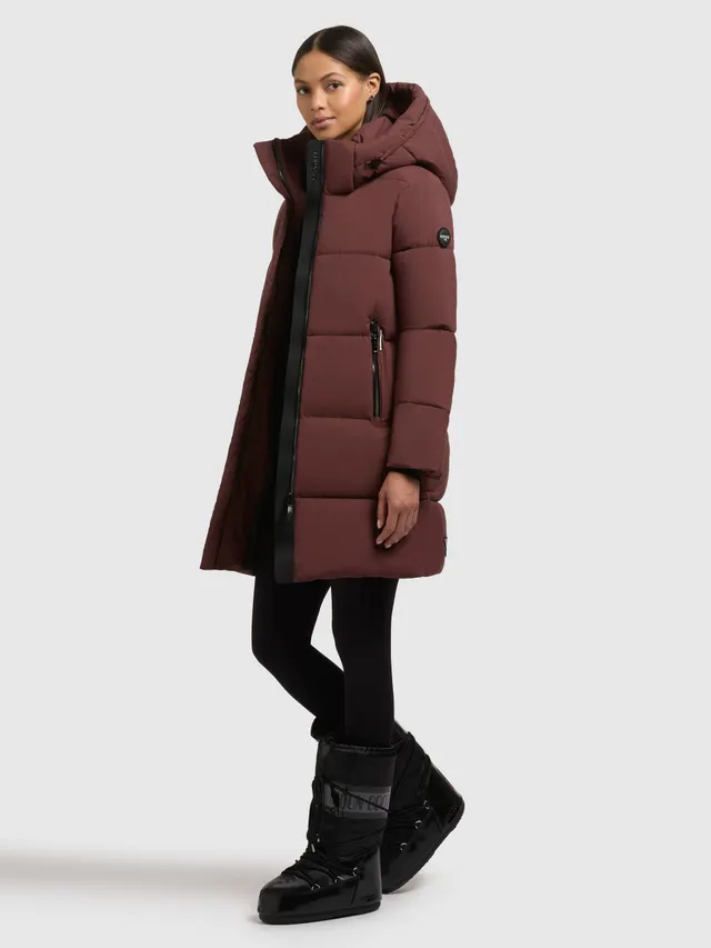 khujo-mantel-haya2-matt-moscato-red-steppmantel-loose-fit-f-r-damen image 1