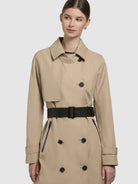 khujo-mantel-erine-sand-trenchcoat-damen-kurz image 7