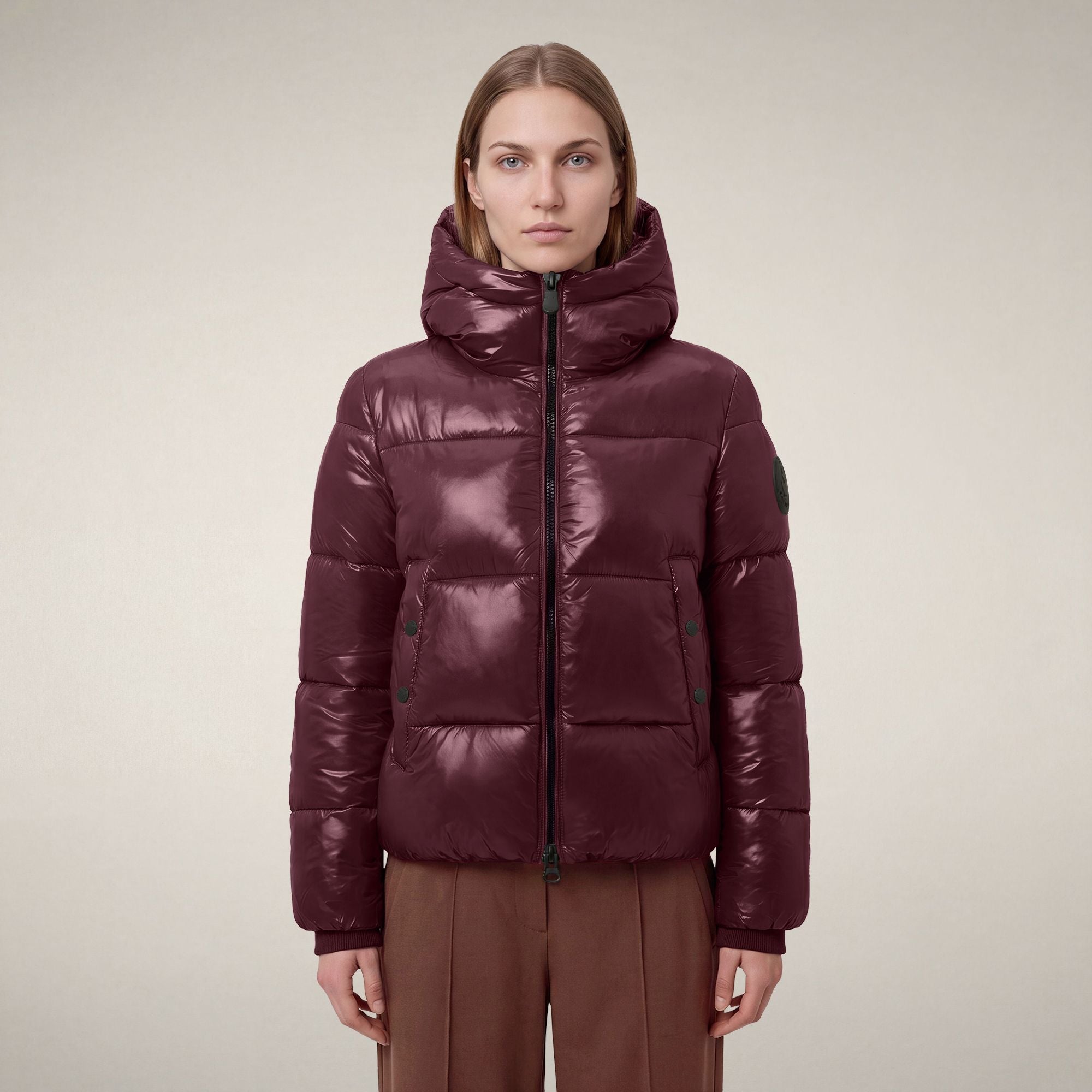save-the-duck-biddy-damen-daunenjacke-bordeaux image 5