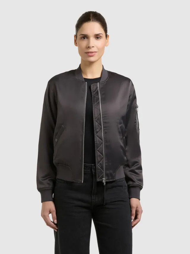 khujo-beth-damen-bomberjacke-slate-grey image 1