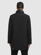 khujo-yimm-damen-coat-black-kurzer-sommerparka image 3