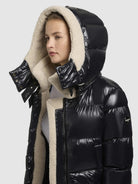 khujo-nessie-steppjacke-black-damen-kurzjacke-loose-fit-mit-teddyfleece image 7