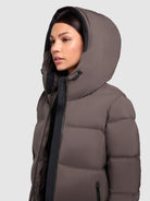 khujo-dido4-damen-wintermantel-graphite-gray-gesteppt-regular-fit image 7