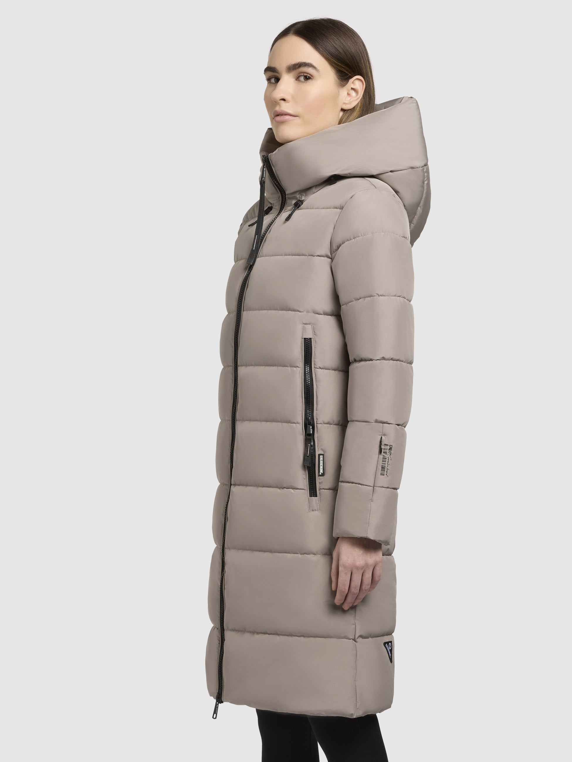 khujo-mantel-jilias5-graubeige-lange-damen-winterjacke-steppmantel image 5