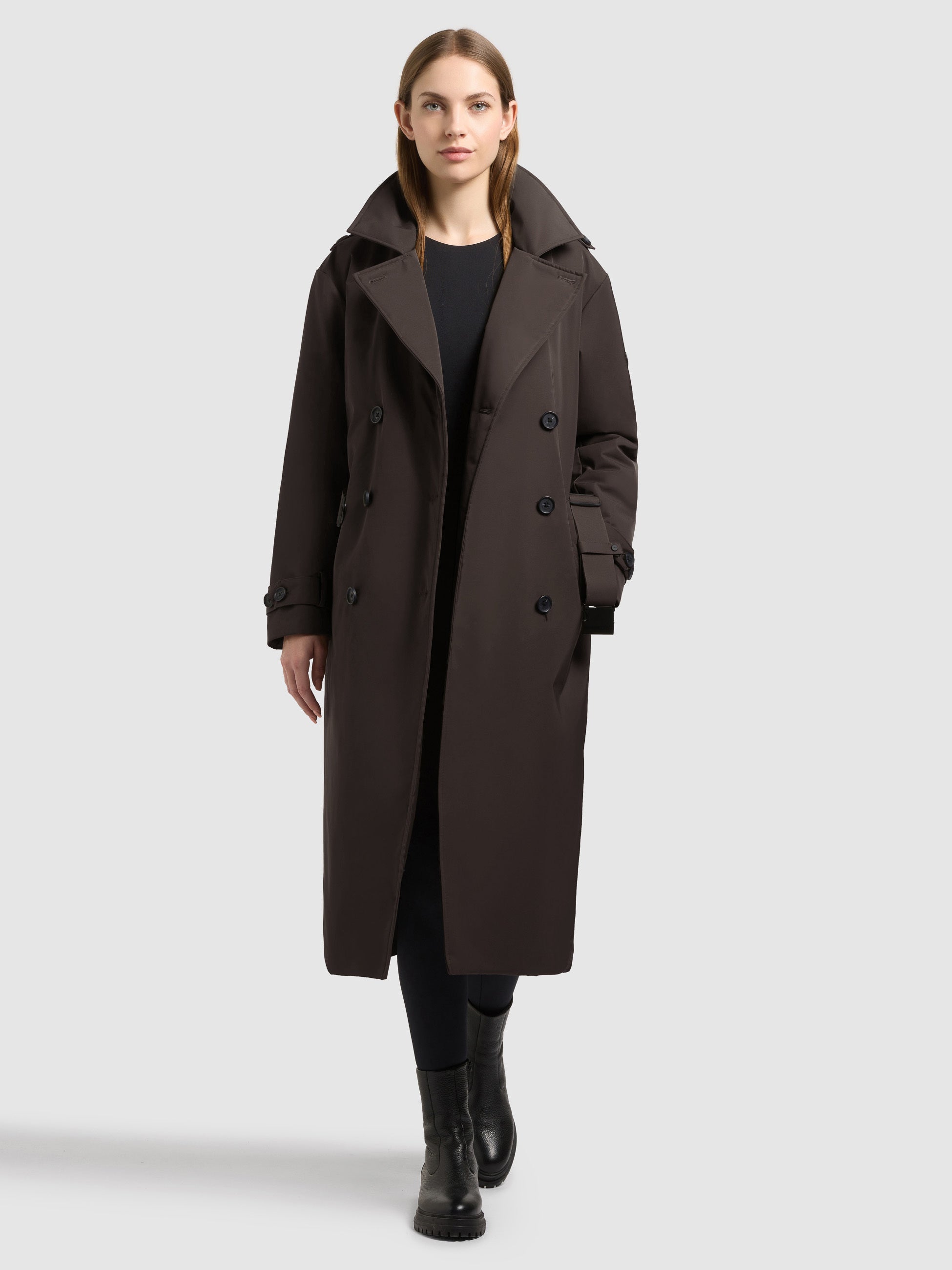 khujo-mantel-elena3-2in1-chocolate-chip-trenchcoat-mit-einsatz image 6