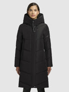 khujo-mantel-jange-black-knielanger-damen-steppmantel-schwarz image 4