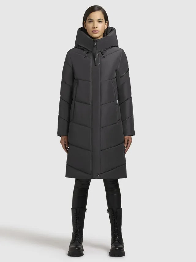 khujo-jange-steppmantel-f-r-damen-dark-gray image 1