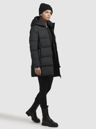khujo-jacke-tanare3-dunkelgrau-steppjacke-damen-regular-fit image 6
