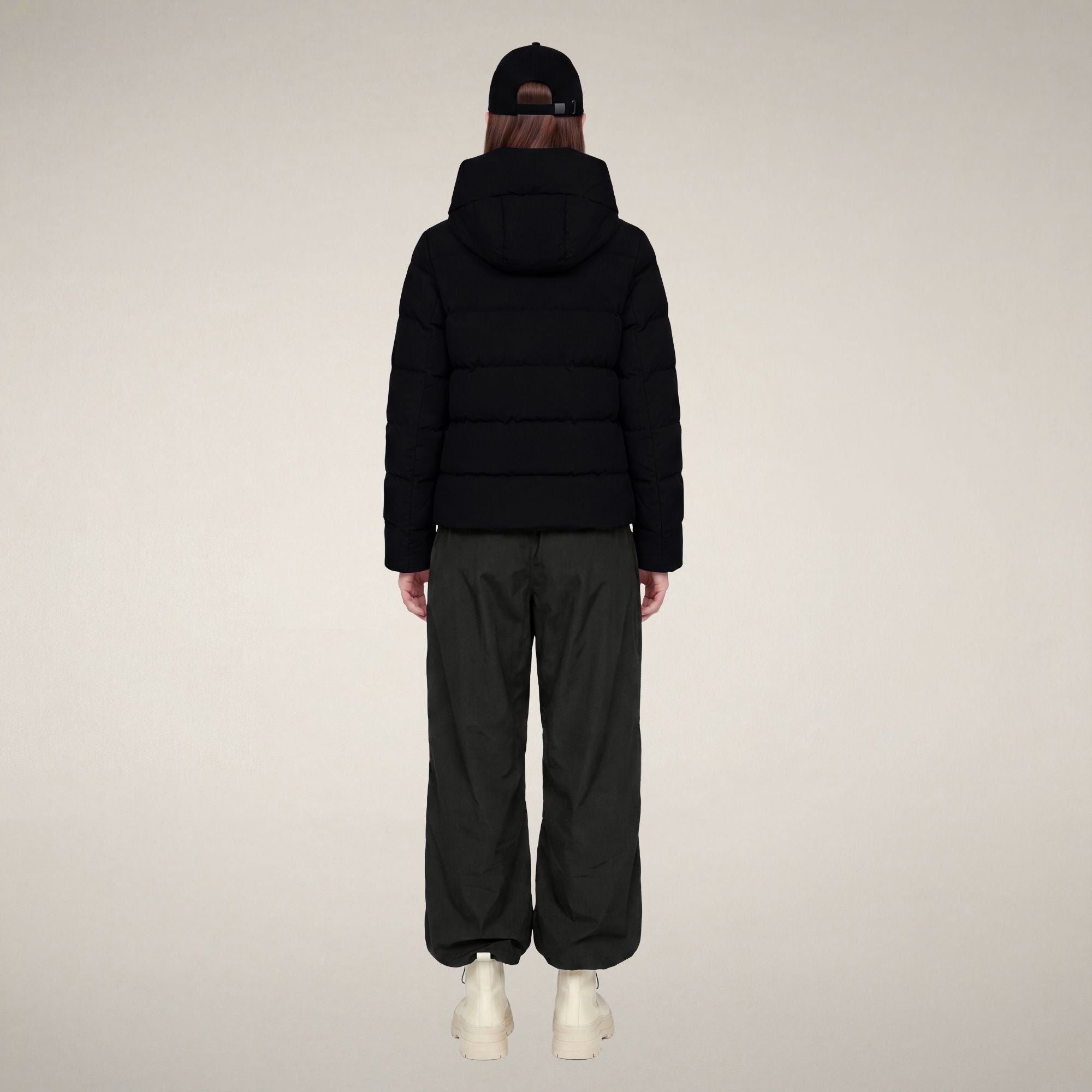 save-the-duck-arena-damen-parka-kurz-schwarz image 2