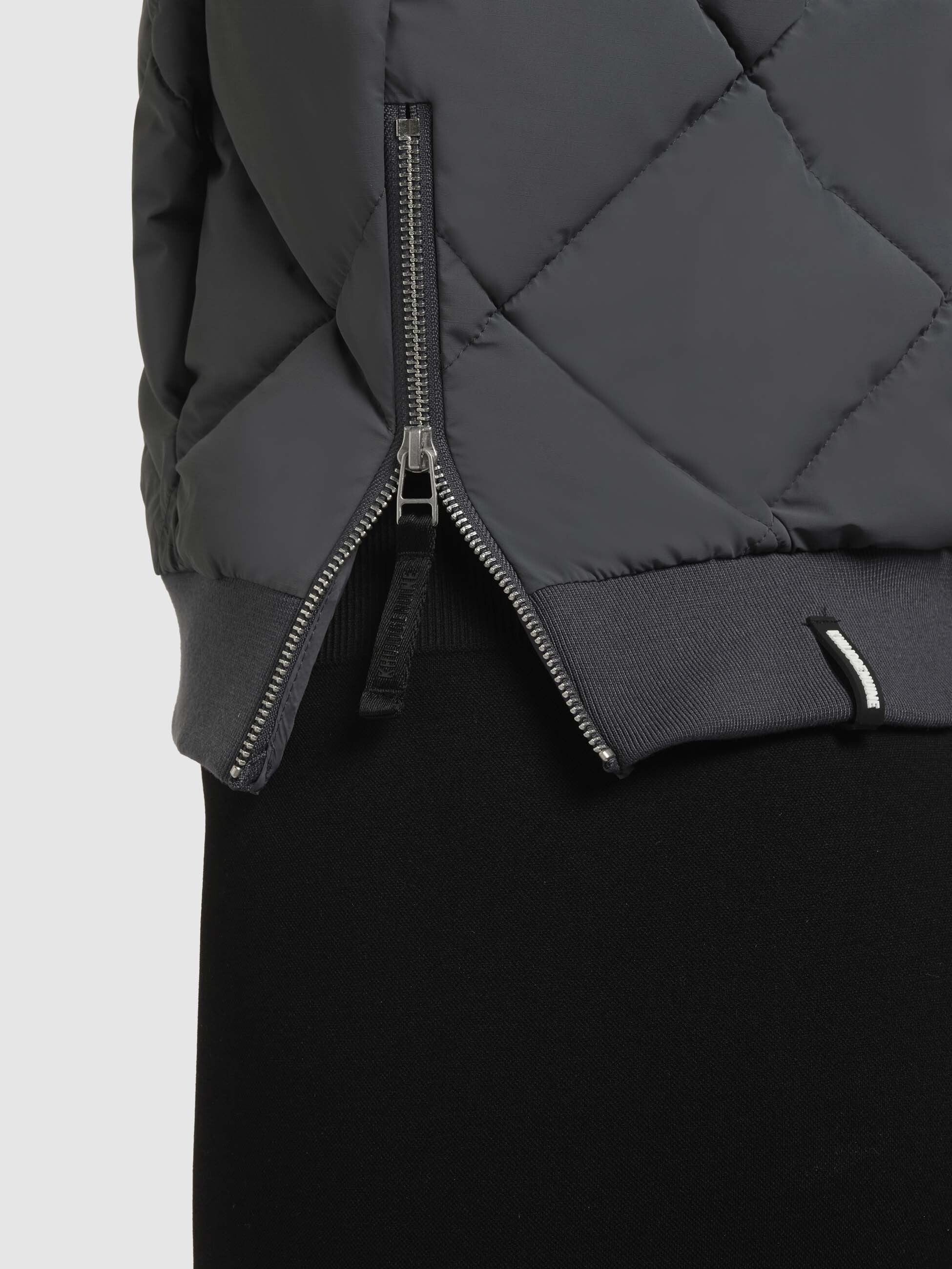 khujo-jacke-ange-blaugrau-damen-sommer-steppjacke-kurz-regular-fit image 8