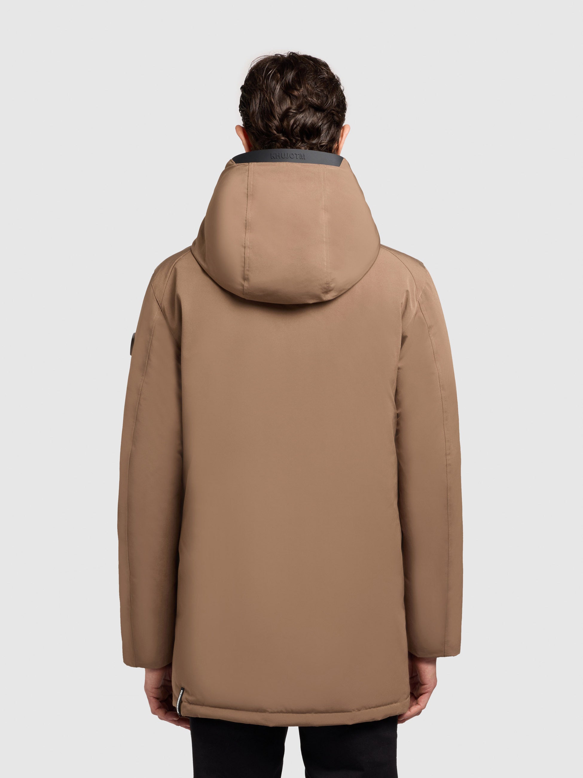 khujo-kann-jacke-rust-brown-wattierter-parka-mit-kapuze image 3
