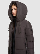 khujo-jasmine-damen-coat-moody-plum image 7