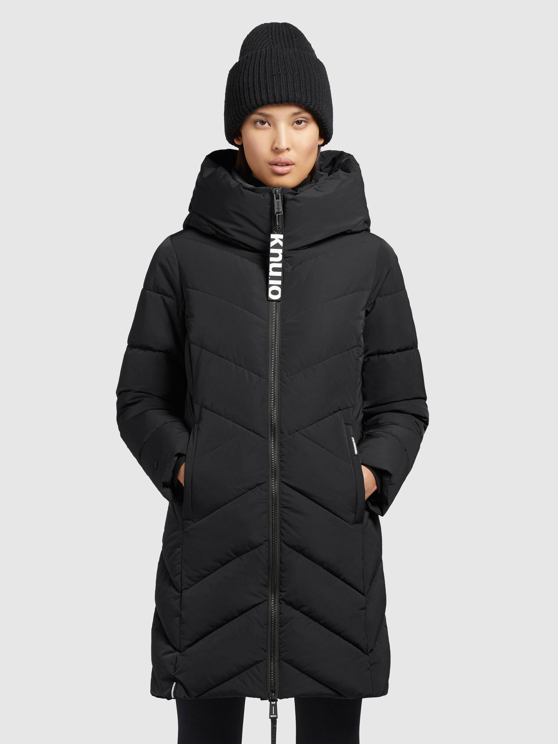 khujo-mantel-darka-schwarz-damen-steppmantel-regular-fit image 4