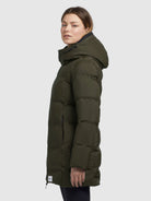 khujo-jacke-tanare2-khaki-damen-steppjacke image 5
