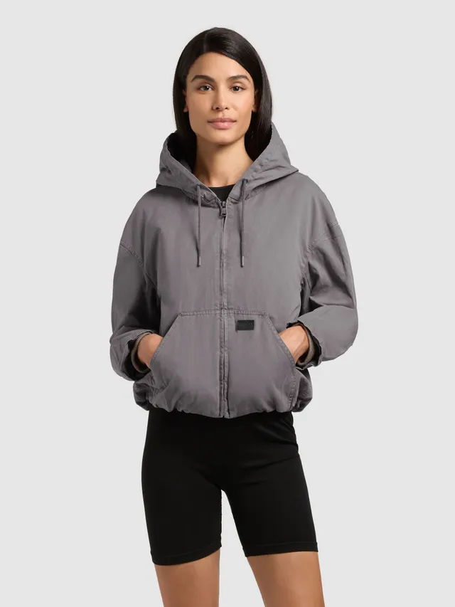khujo-jacke-judy-sea-grey-blousonjacke-mit-kapuze-f-r-damen image 1