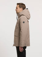 khujo-jacke-oreg-warm-wattierte-kapuzenjacke-in-greige image 5