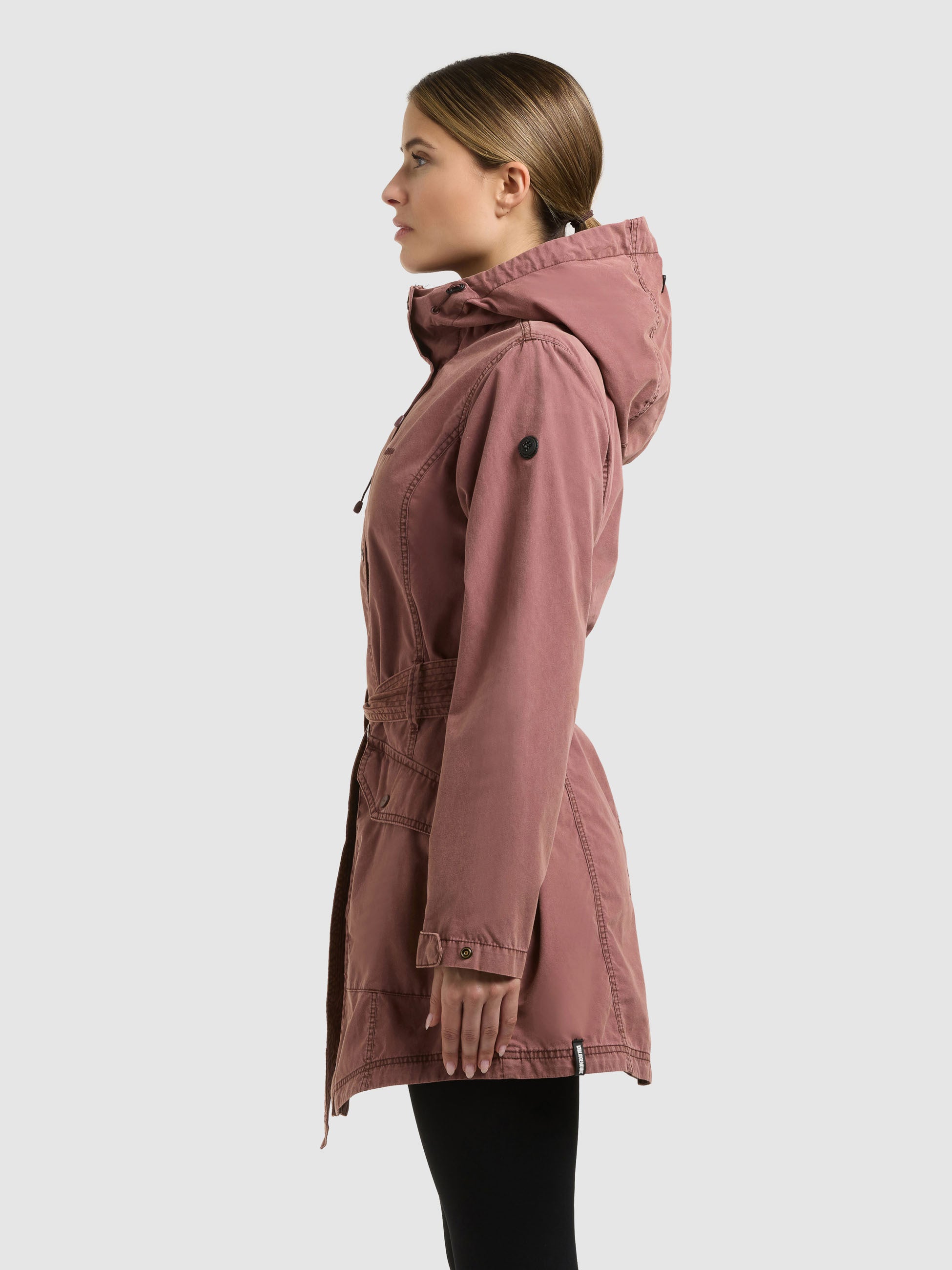 khujo-jacke-prea-sommerparka-trench-f-r-damen-in-grapeful-red image 5