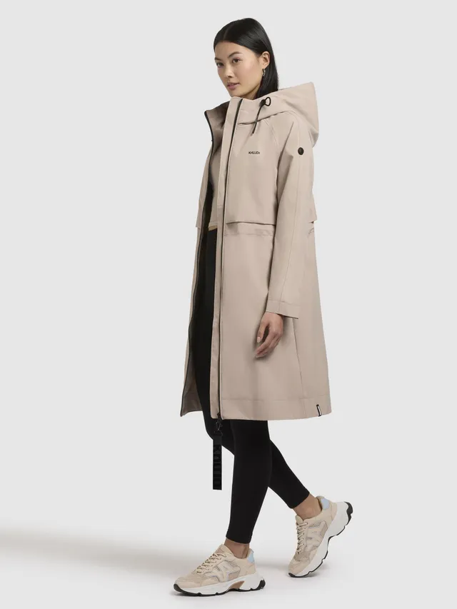 khujo-mantel-adura-kurzer-sommer-parka-beige-f-r-damen image 1
