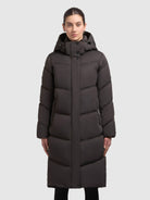 khujo-coat-ainu2-moody-plum-knielanger-wattierter-steppmantel-damen image 4