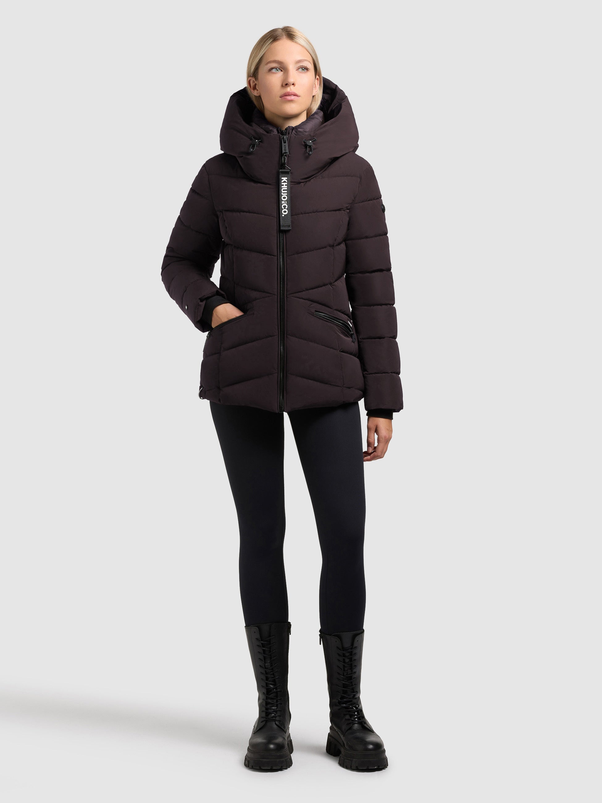 khujo-jacke-hersch-2in1-moody-plum-damen-steppjacke-slim-fit-mit-herausnehmbarem image 6