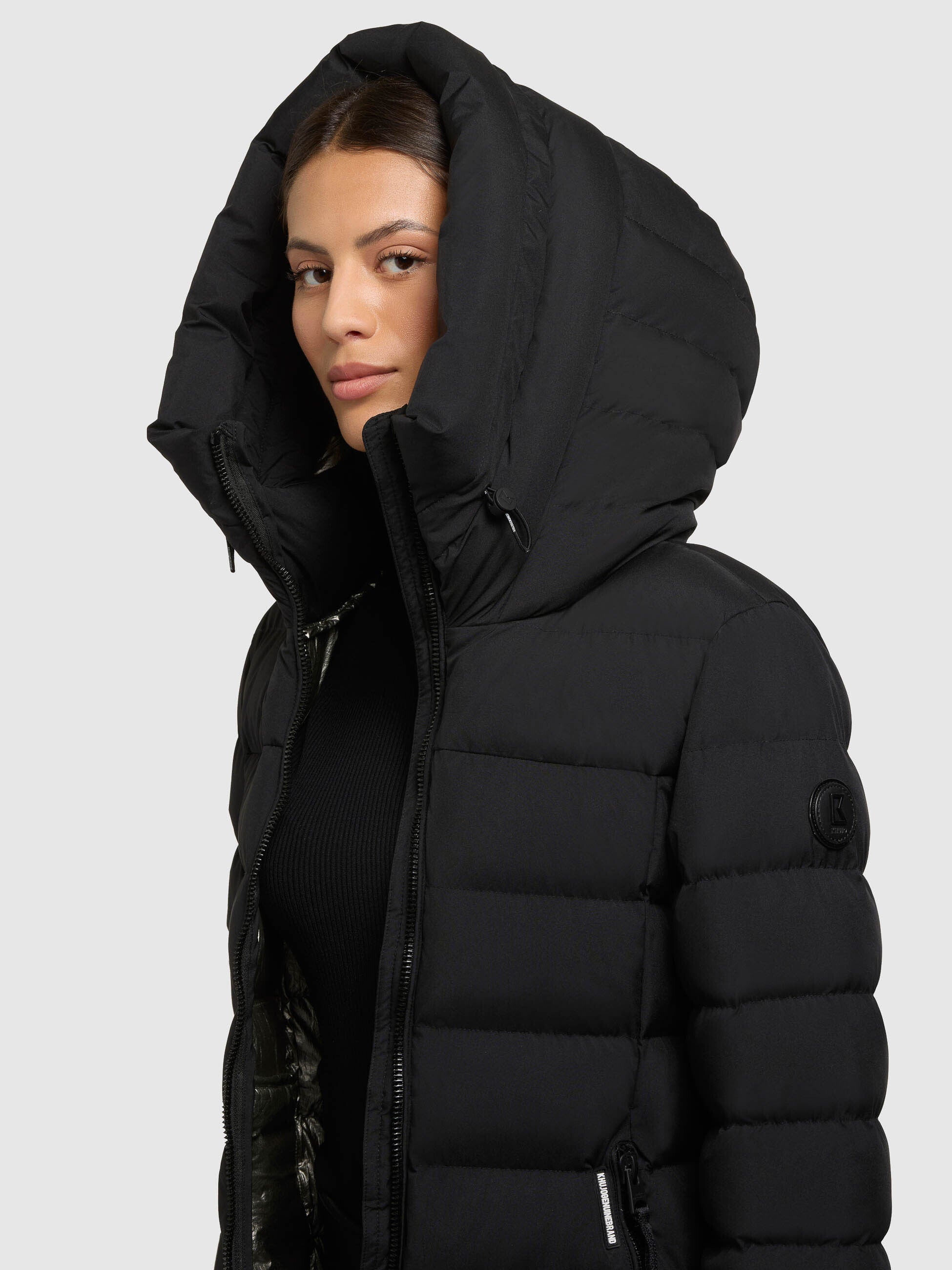 khujo-jacke-nekar-schwarz-sportliche-steppjacke-mit-kapuze-f-r-damen image 7