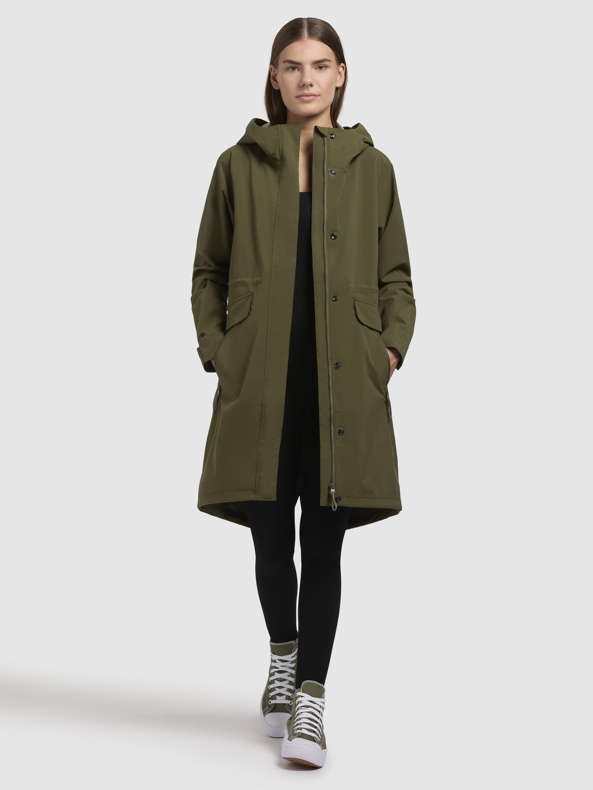 khujo-mantel-namara-damen-kurzmantel-olivgr-n-regular-fit image 1