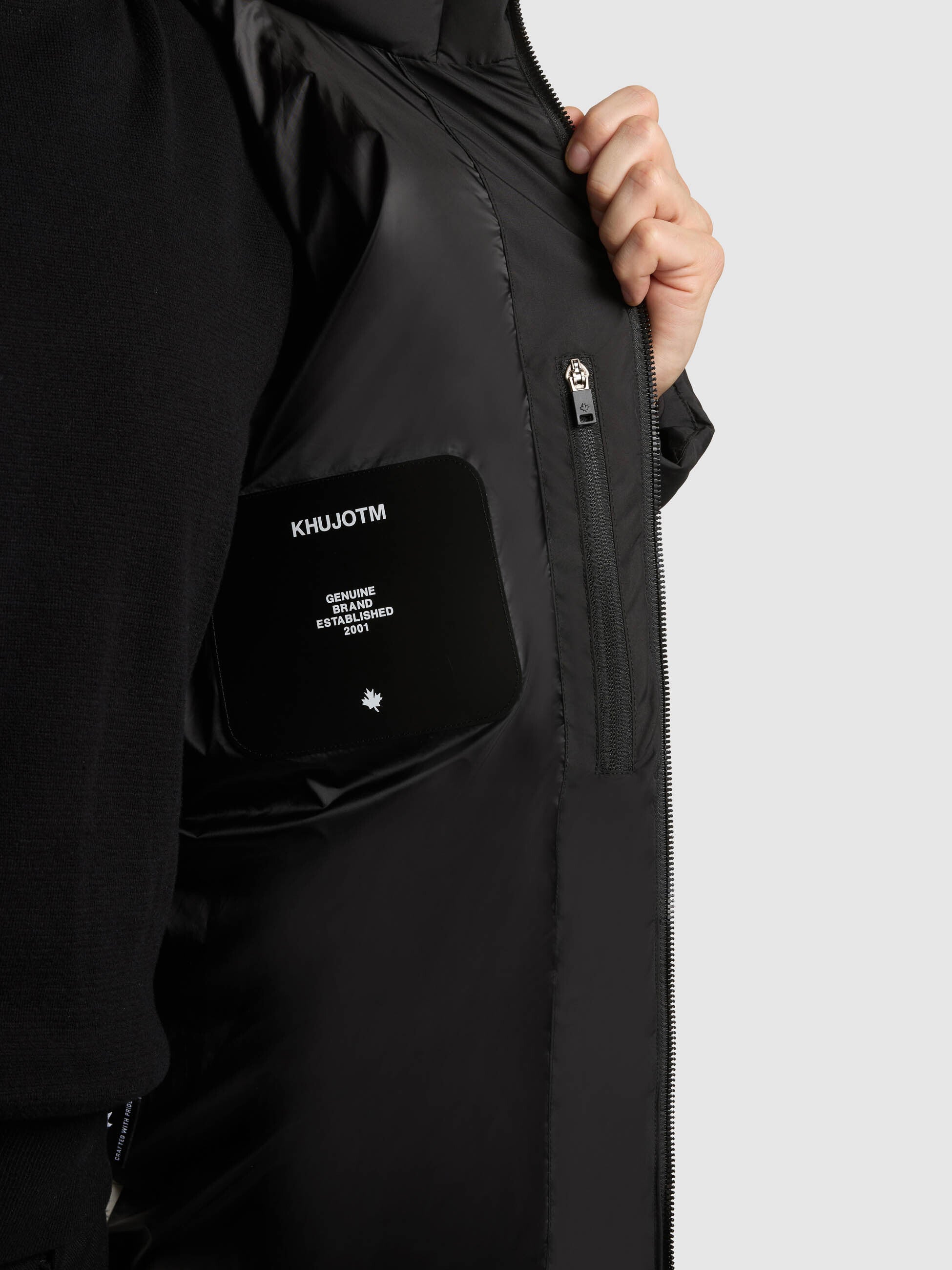 khujo-mantel-siram2-black-knielanger-steppmantel-im-loose-fit-mit-kapuze image 8