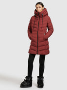 khujo-jacke-tuhani2-matt-damen-winter-steppjacke-in-rostrot image 5