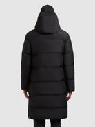 khujo-mantel-stig-black-damen-steppmantel-knielang image 3