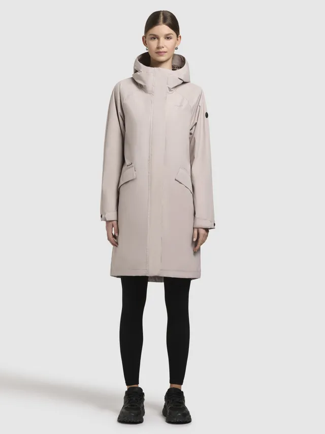 khujo-mantel-yeal-graulila-sommerlicher-damen-kurzmantel-slim-fit image 1