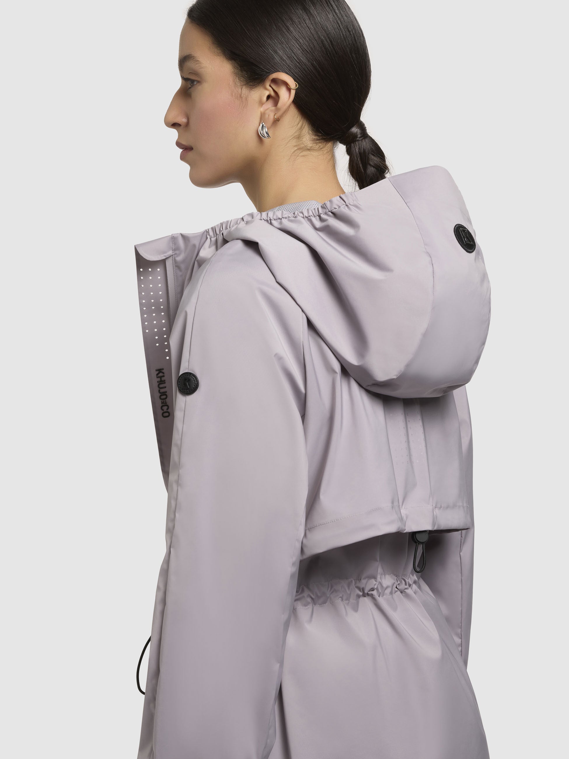 khujo-mantel-tuuli-graulila-damen-kurzmantel-windbreaker image 8