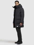 khujo-coat-morse2-steppmantel-dark-gray-wattiert image 2